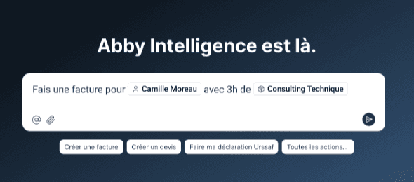 Abby Intelligence : l’assistant IA des indépendants