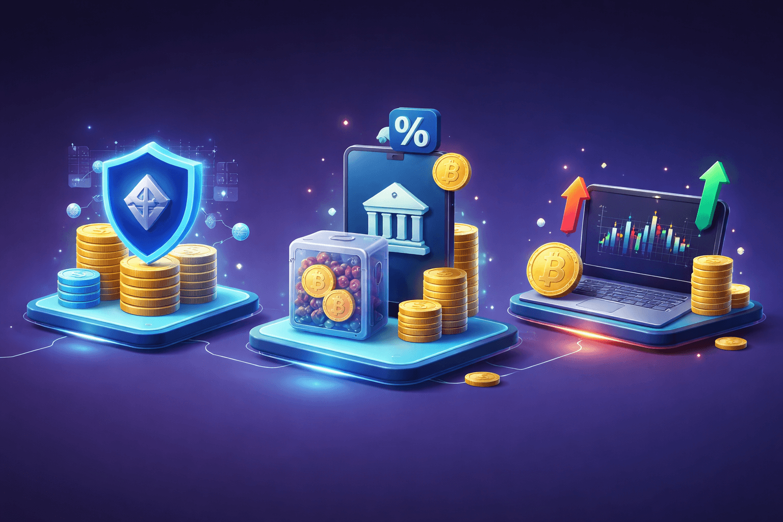 Staking, lending, margin : comprendre les différences