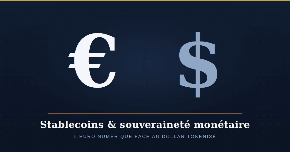 Stablecoin des banques : l’euro numérique face au dollar tokenisé